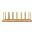 thumbnail image 3 of High-quality Solid Wood Bamboo Plate Racks Multipurpose Drainboard Shelves Drainboard Kitchen Pot Lid Holder Dish Drain Dish Rack, 3 of 7