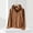 Brown, variant on GaThRRgYP Women's Summer Sunscreen Jacket for Running,Woman Casual Solid Sports Hooded Long Sleeve Zipper Sun-proof High Elastic White L