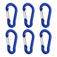 thumbnail image 1 of CNKOO 6Pcs Climbing Buckles Rustproof Smooth Edge Anti Fade Gourd Shape Aluminum High Hardness Bright Color Carabiners for Travel, 1 of 10