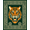 Orange, Pattern 4, variant on ODIKA 2x3 Machine Washable Non-Slip Area Rug, Ferocious Jungle Cat Latch Hook Tapestry DIY Needlecraft Project High Traffic Rug, Orange, 635174