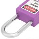 thumbnail image 1 of 38mm Safety Padlock Insulating Industrial Plastic Nylon PA Steel for Chemical Electric Power Nuclear Energy(Purple ), 1 of 2