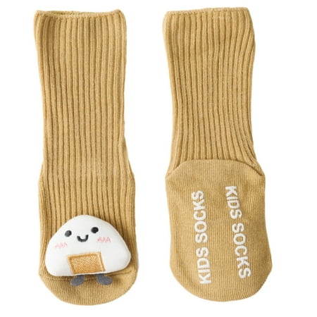 

YEUHTLL 1 Pair Cartoon Baby Socks Children Breathable Knee Length Non-slip Floor Socks