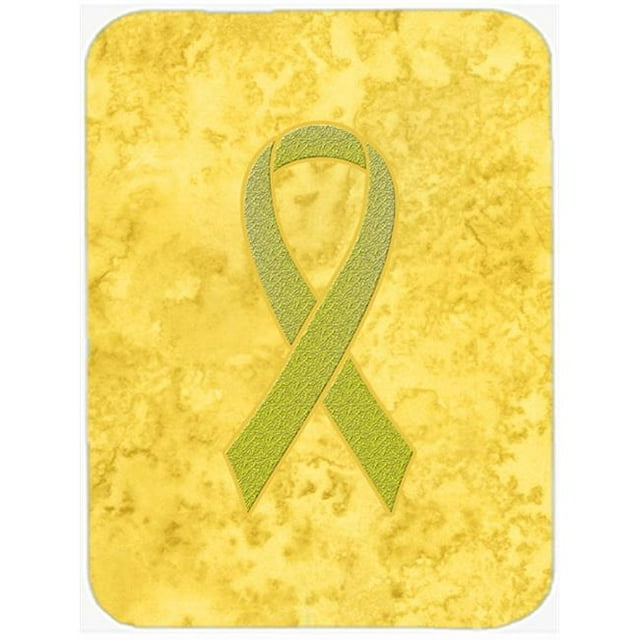 Carolines Treasures AN1203MP 7.75 x 9.25 In.Yellow Ribbon for Sarcoma- Bone or Bladder Cancer Awareness Mouse Pad- Hot Pad or Trivet
