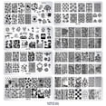 thumbnail image 1 of Kit de Estampado para Uñas: 8 Placas de Diseño + Sello Transparente + Raspador - Fácil de Usar para Principiantes, 1 of 7