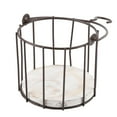 thumbnail image 1 of Cesta de Macetero Colgante de Hierro, Estilo del Norte de Europa, Base DE, Soporte para Colgar Flores de Hierro, Cesta de Plantas Artificiales, Cesta de Flores Colgante, Soporte, 1 of 7