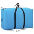 thumbnail image 4 of Moving Bags, 97L Water Resistant Storage Bags, Heavy Duty Moving Bags with Strong Zippers & Carrying Handles, Alternative to Moving Box (6 Pack, Blue), 4 of 5