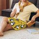 thumbnail image 5 of Fotbe Cartoon Bear Yellow Pantalones Cortos de Pijama para Hombre, Ropa de Dormir, Pantalones de Pijama Cortos para Hombre-3X-Large, 5 of 6