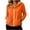 Orange, variant on RQYYD Womens Running Jacket Zip Up Hooded Long Sleeve Lightweight Windbreaker with Pockets
