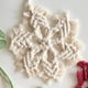 thumbnail image 5 of Xihbxyly Los Artículos Más Vendidos Colgante Pequeño de Navidad Tejido a Mano con Forma de Copo de Nieve y Estrella de Cinco Puntas para Colgar En La Pared, Regalo de Navidad, 5 of 6