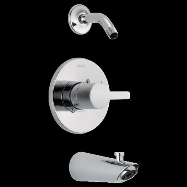 Delta T14461-LHD Compel Monitor 14 Series Tub & Shower Trim - Less Head, Chrome