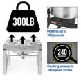 thumbnail image 3 of OuterMust Propane Outdoor Cooking Stove 85000 BTU with 10 PSI Regulator for Outdoor Frying Turkey Frying Cooking, 3 of 8