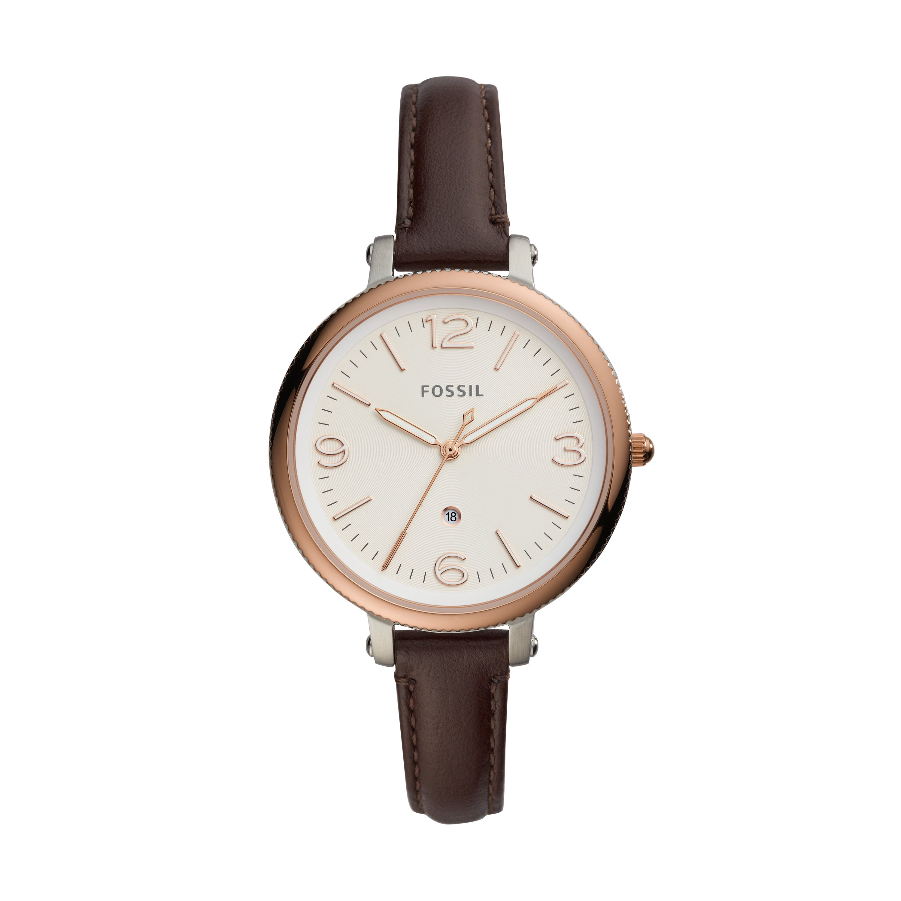 Fossil Women's Monroe Three-Hand Date 