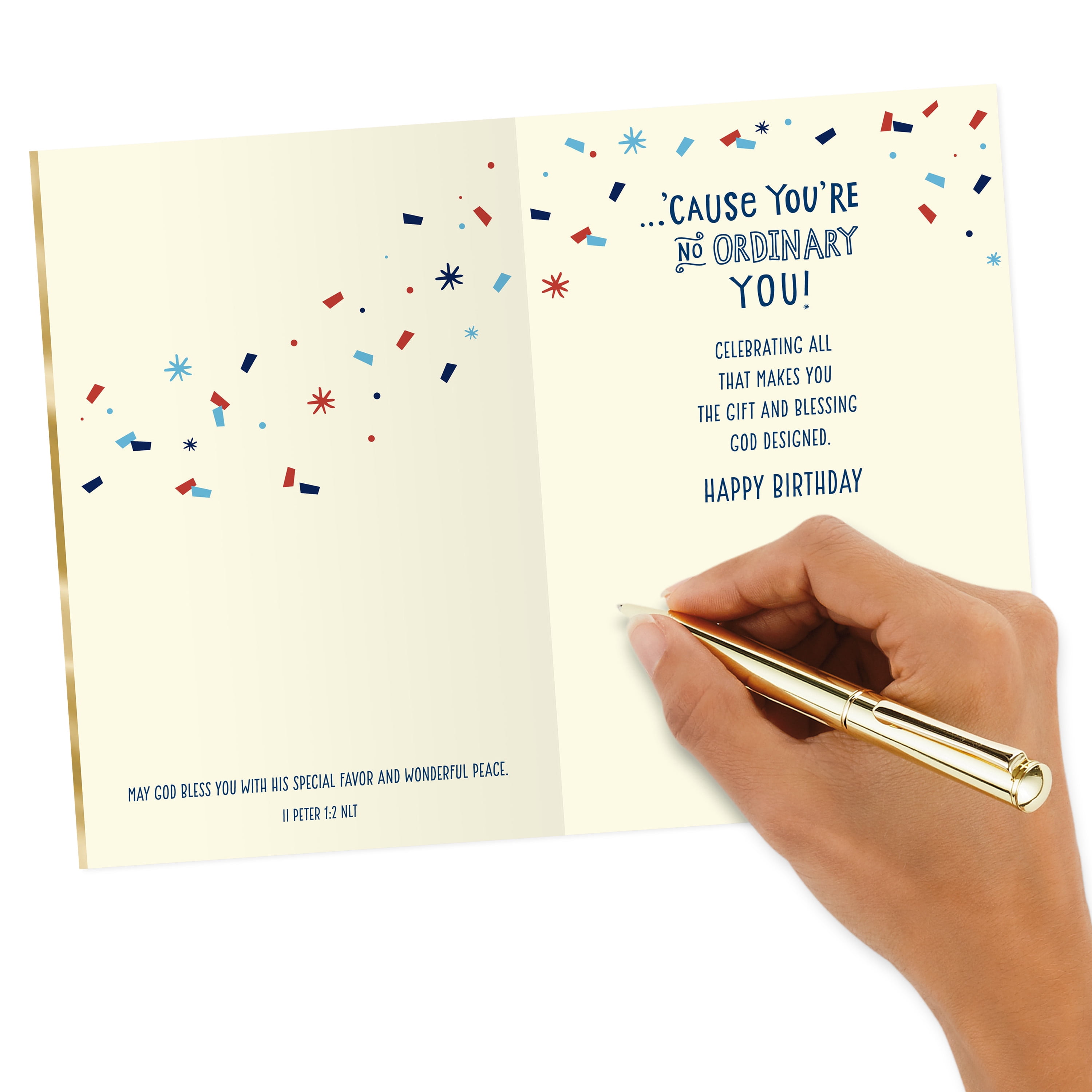 Dayspring Birthday Greeting Card (Dog in Party Hat)