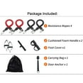 thumbnail image 3 of HONMEET Resistance Exercise Bands Set with Assorted Colors for Indoor Workout and Beginner Training, 3 of 8