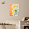 thumbnail image 3 of Orange And Green Shades Retro Summer Drinks Canvas Wall Art by Art Remedy, Silver Floater Frame, 36"x45", 3 of 7
