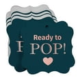 thumbnail image 3 of Inkdotpot Pack Of 100 Real Rose Gold Foil Bracket Shape Paper Tags Ready To Pop Baby Shower Favor Hang Tags, 3 of 6