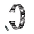 thumbnail image 1 of Bracelet de Montre en Acier Inoxydable RZK Bracelet Ajustable de Remplacement pour Fitbit Charge 2 pour Femmes-Noir, 1 of 2