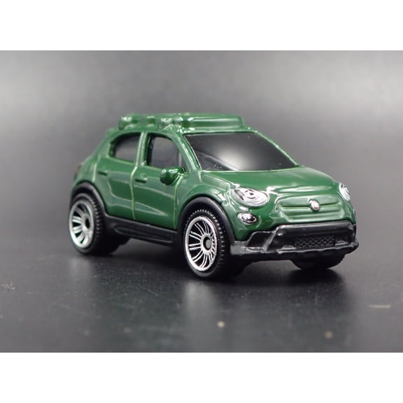 Open Box 2015-2024 FIAT 500X 4 FOUR DOOR GREEN 1/64 SCALE COLLECTIBLE DIECAST MODEL CAR
