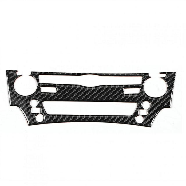 Embellecedor de fibra de carbono para el marco del panel interior del CD del coche, compatible con Lexus IS250, 300 y 350C (2006-2012)