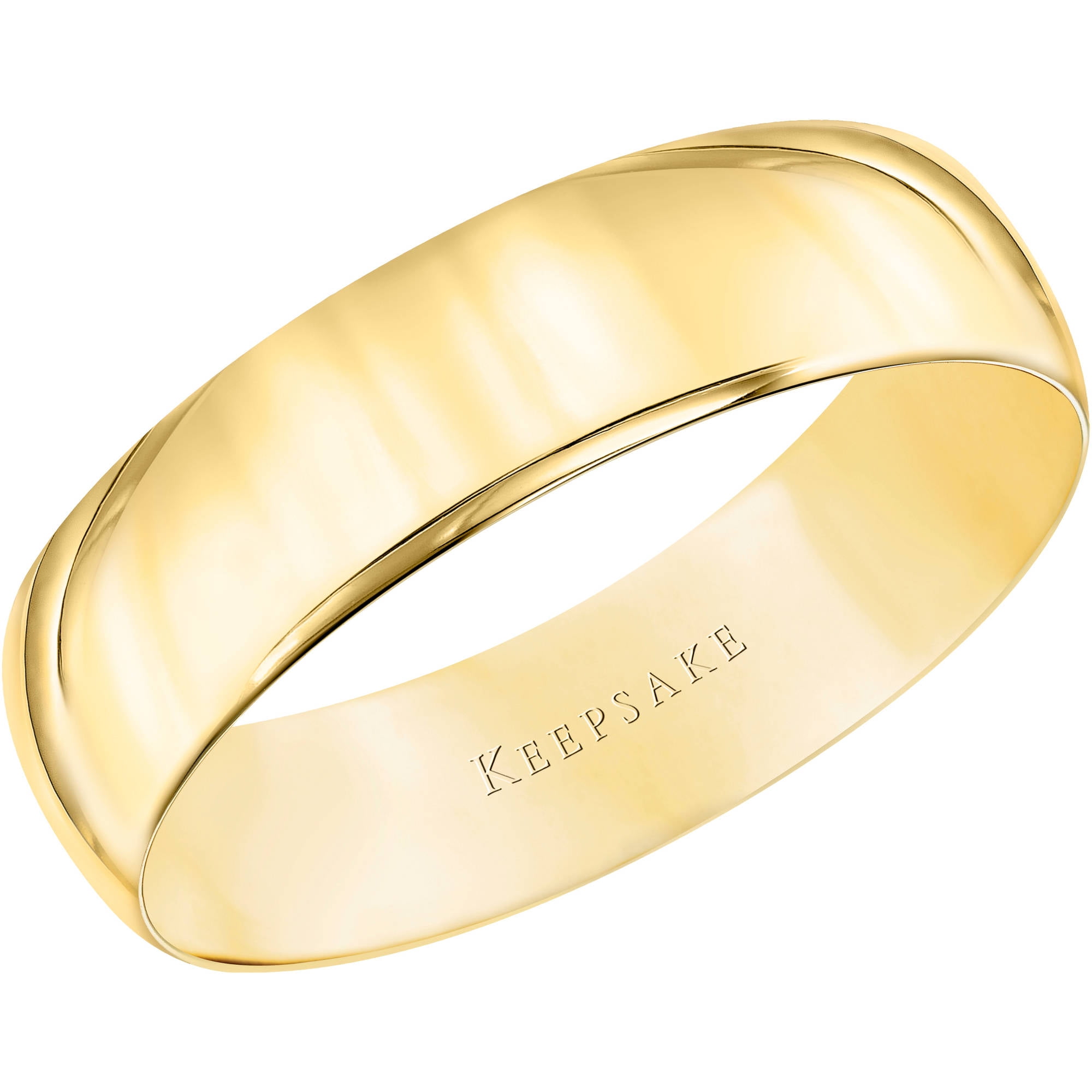 Keepsake 14kt Yellow  Gold  4mm Wedding  Band  Walmart com