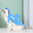 thumbnail image 3 of Dog Cat Shark Costumes,Adorable Shark Pet Apparel,Kittens and puppies apparel,Dog Sweaters for Small Dogs, 3 of 7