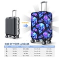 thumbnail image 5 of Haiem cool crystal Skull flower Luggage Cover Printed Suitcase Covers for Luggage Elastic Washable Suitcase Protector Fits 18-32 Inch Luggage-Large, 5 of 8