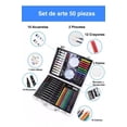 thumbnail image 2 of Set Arte Colores Crayones Plumones Acuarelas Estuche 50 Pzas Genérica Set Arte, 2 of 3
