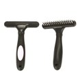 thumbnail image 1 of Pet Grooming Rake Brush Non-slip Handle Dog Detangler Brush Pet Dematting Comb, 1 of 10