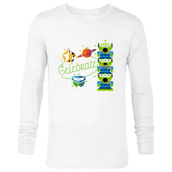 Disney and Pixar’s Toy Story Aliens Celebrate Holiday - Long Sleeve T-Shirt for Men – Customized-White
