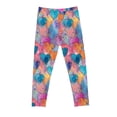 thumbnail image 4 of Odeerbi 3-8 Años Niñas Leggings Día de San Valentín Mallas Elásticas Pantalones de Verano Cintura Alta Panty Suave, 4 of 6