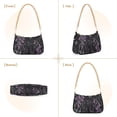 thumbnail image 7 of FORMRS Womens Shoulder Bag with Chain Strap Clutch Purse Cute Tote Handbag, Gothic Floral Print, 7 of 7