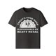 thumbnail image 1 of Camiseta de algodón HEAVY METAL para hombre, negra, 180 g, para adultos, hombres, mujeres, adolescentes, jóvenes y uso informal., 1 of 6