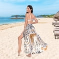 thumbnail image 6 of FORMRS Womens Beach Sarong Semi-Sheer Bikini Wrap Skirt Swimsuit Cover-ups, Animals in A Forest Pattern, 6 of 7
