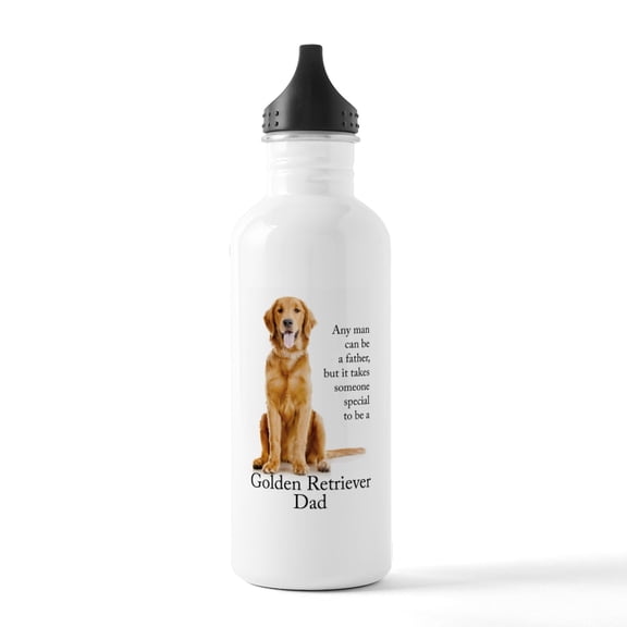 CafePress - Golden Dad Water Bottle - Stainless Steel Water Bottle, Sports Bottle, 1.0L