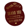 thumbnail image 1 of Inkdotpot Pack Of 50 Real Gold Foil Paper Tags Thank You For Celebrating The Mother To Be Baby Shower Favor Hang Tags, 1 of 7