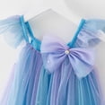 thumbnail image 4 of Youmylove Kids Children Summer Butterfly Mesh Flying Sleeve Girls Dress Princess Skirt Mesh Skirt Stylish Playwear, 4 of 4