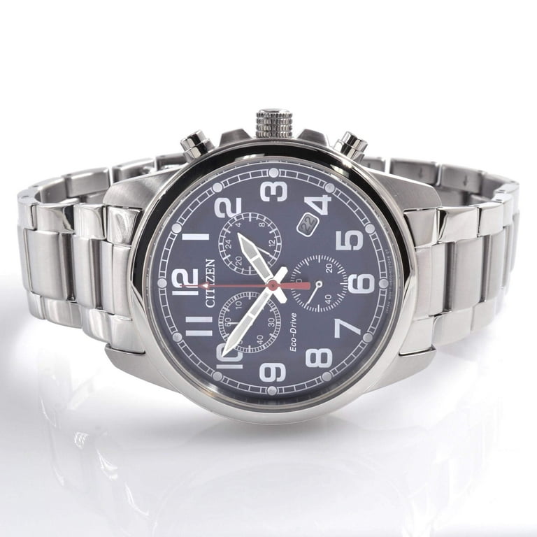 Citizen AT0200 56L Men s Eco Drive Chronograph Silver Steel Watch