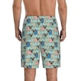 thumbnail image 5 of Cauagu Colorful Pugs Print Pajama Bottoms for Men Sleep Pajama Shorts Elastic Waistband Sleep Pajama Short Men's PJ Shorts -Large, 5 of 6