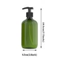 thumbnail image 3 of 2X Bottle Clearance! 2Pcs Transparent Pet Plastic Bottles With Black Screw Caps, Recyclable 500 Ml Bathroom Products, 3 of 3