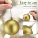 thumbnail image 2 of 100 Pcs Christmas Balls Christmas Tree Balls Ornaments Christmas Decorations Balls Christmas Supplies, 2 of 5