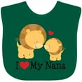 thumbnail image 3 of Inktastic I Love My Nana Boys or Girls Baby Bib, 3 of 4