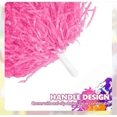 thumbnail image 3 of 2 Pcs Cheerleader Pom Poms for Sports Party Dance Accessory pink, 3 of 5