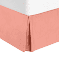 thumbnail image 2 of Nestl Easy Fit 14” inch Tailored Drop Pleated Microfiber Bed Skirt Dust Ruffle, Twin, Misty Rose, 2 of 4