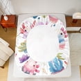 thumbnail image 5 of Homewish Cartoon Animal Axolotl Twin Sheet Sets,Rustic Plant Cactus Twin Fitted Sheet,Pink White Blue Flat Sheet For Teens,Microfiber Bedroom Decor,3pcs, 5 of 7