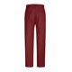 thumbnail image 4 of Ceisia Men's Solid Color Cotton-Linen-Like Double Pleated Casual Pants, Loose Straight Leg Trousers for Men Wine M Gifts, 4 of 6