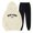Beige&1080, variant on Mens Sweatsuit 2 Peice Sets Casual Men's Jogging Tracksuit Set Letter Graphic Y2K Pullover Hoodies Pants Athletic Sweat Suit for Men