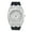 Silver, variant on Men's 43mm Iced Out Octagon Watch – Silicone Band, Baguette Dial, Quartz Movement, Luxury Hip-Hop Style - Gold Finish