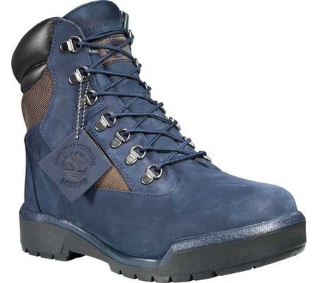 blue timberland field boots