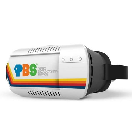 PBS Retro Space-Themed Virtual Reality Headset for Android and iPhone + PBS Lunar Base VR (Best Phone For Vr Goggles)