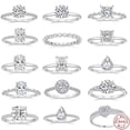 thumbnail image 3 of Sterling Silver Electroplated Geometric Round Ring For Women Gift For Her Affordable Luxury Jewelry For Everyday Wear, 3 of 6
